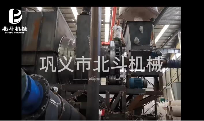 新型自動核桃細粉炭化生產(chǎn)線炭化品質好